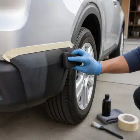 DIY Black Trim Restoration for Faded Plastic Parts