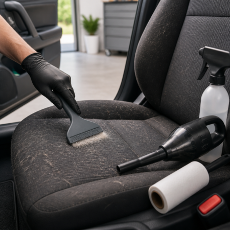 DIY: How to Remove Pet Hair From Car Seats